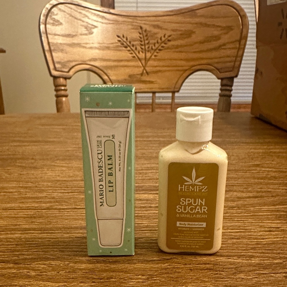 Brand New Beauty Bundle- lip balm and body moisturizer